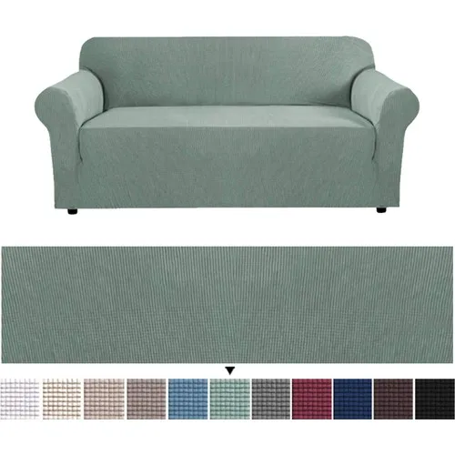 Bogda Honey comb Pattern Stretch Lastıklı Flexible Seat Sofa Case 3 Personality Water Green