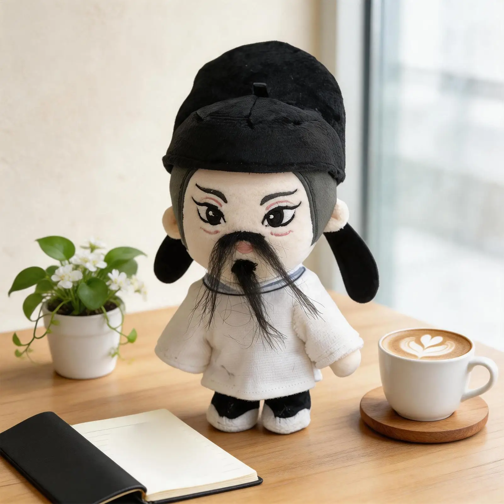 

Cartoon Stuffed Toys Poet Li Bai Portable Soft Stuffed Li Bai Poet Plush Dolls For Family Friends Boys Girls Nursery Home School