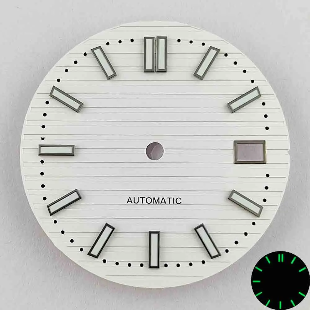 Quadrante dell'orologio NH35 da 29,8 mm adatto per l'attacco del logo personalizzato del quadrante dell'orologio con movimento NH35