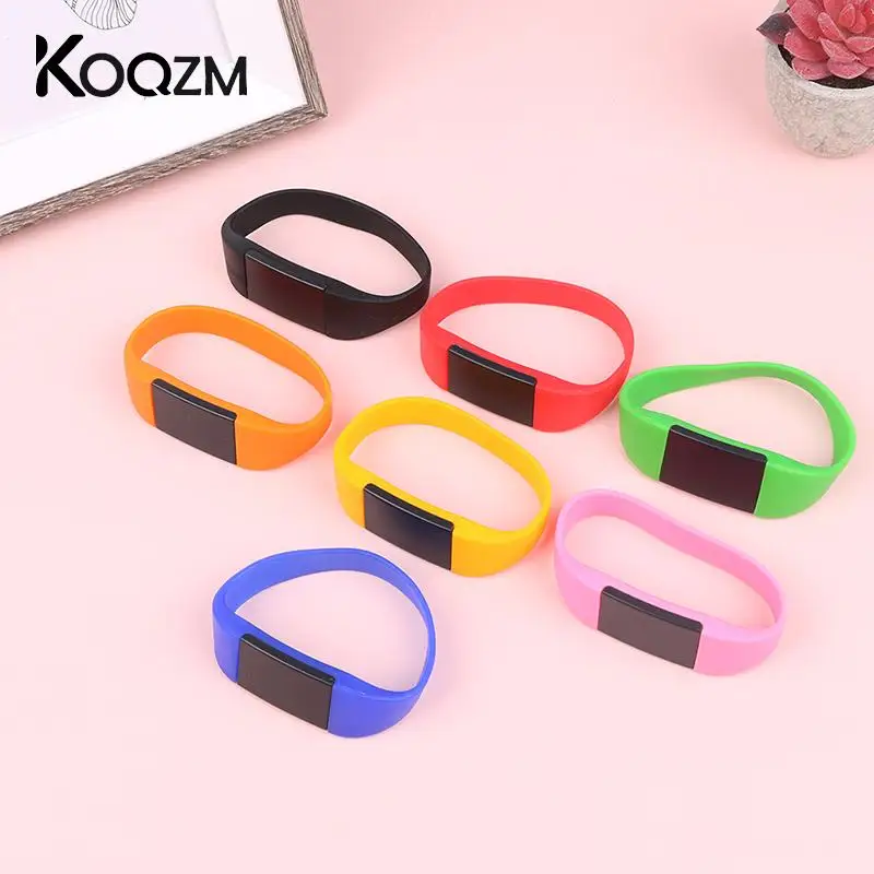 Silicone Rewritable 13.56Mhz UID Changeable MF 1K S50 NFC Bracelet RFID Wristband 1Pcs Color Random