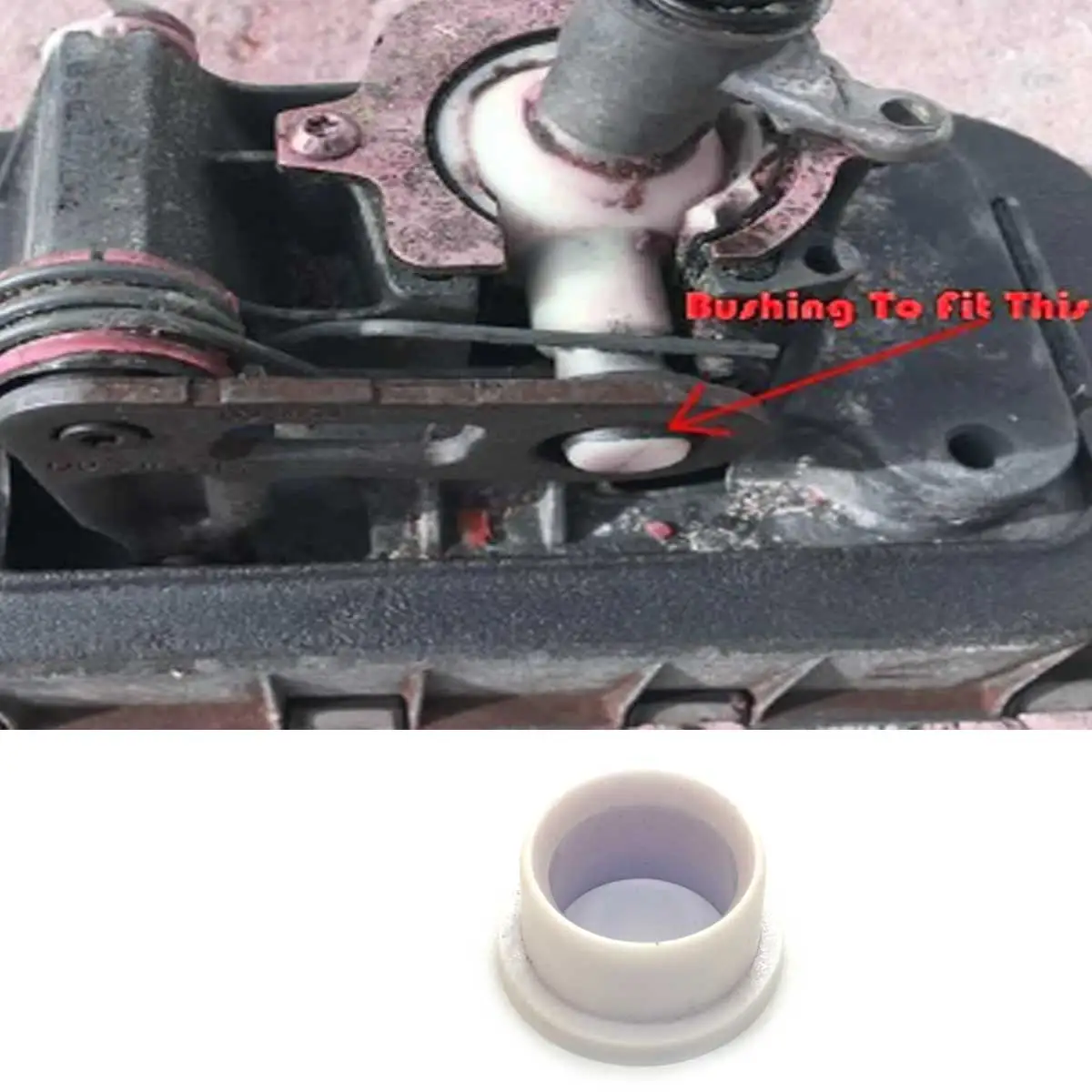 White Fix Bushing Improved Version First Gear Repair For Audi TT 8N MK1 Manual Shift Lever