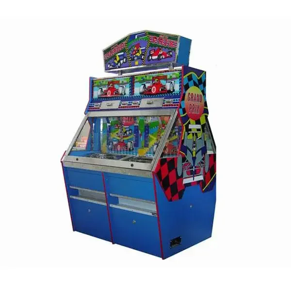 Hot selling coin pusher Coin operated arcade Grand Prix ticket lottery game machine amusement for sale