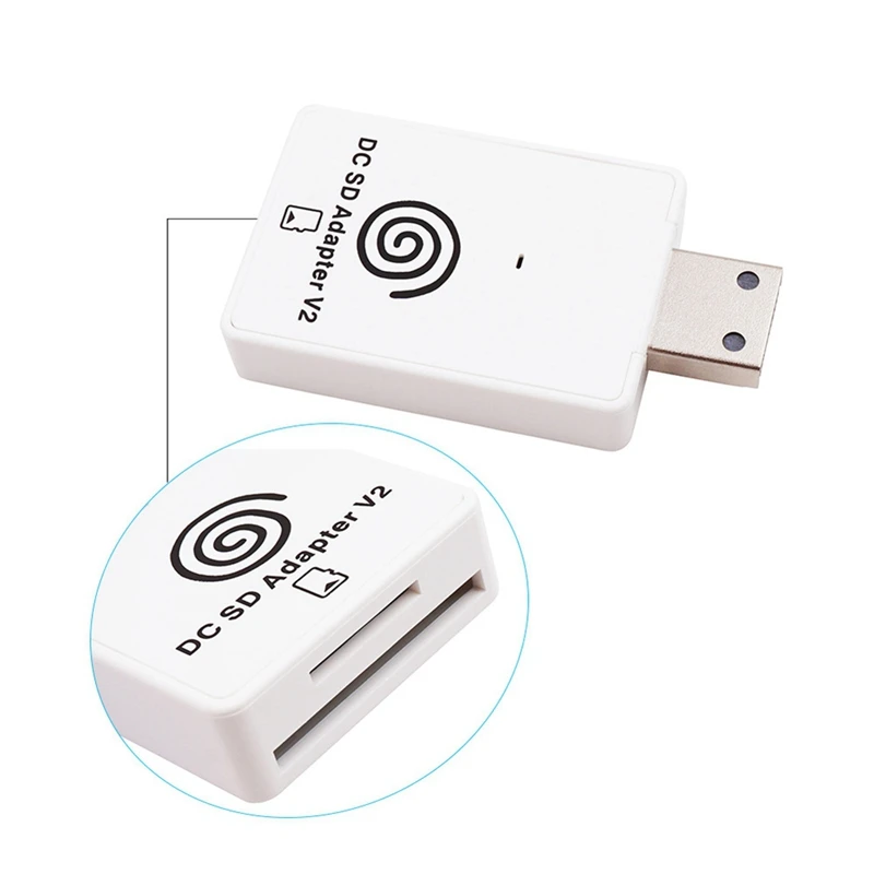 For SD Card Reader For SEGA Dreamcast Dreamshell V4.0 TF Card Game Player Adapter+CD With Dreamshell Boot Loader