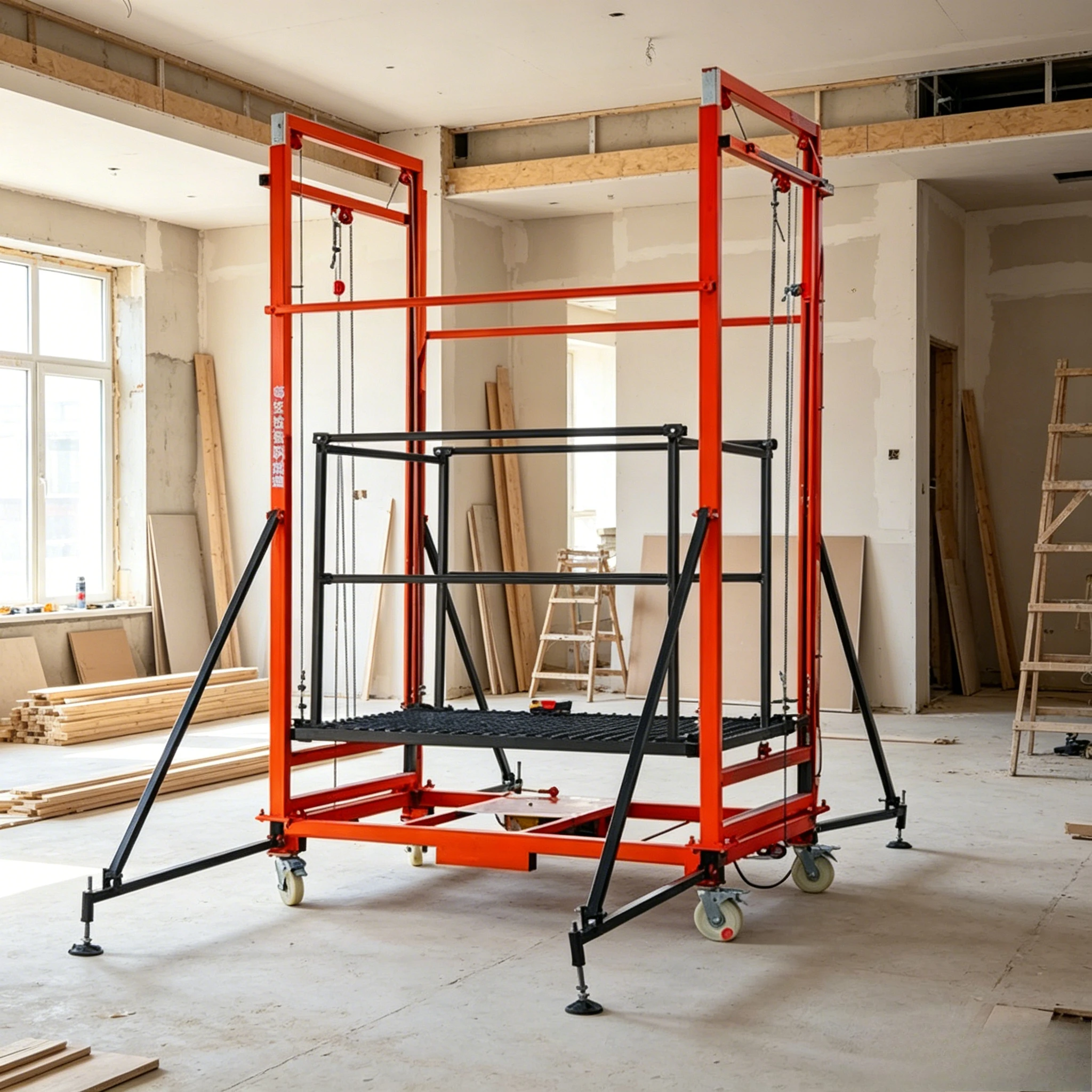 

Customized 6M Fiberglass Mobile Scaffold FRP Tower Scaffolding Aluminum Scaffolding Tower Aluminum Scaffold Portable Scaffold