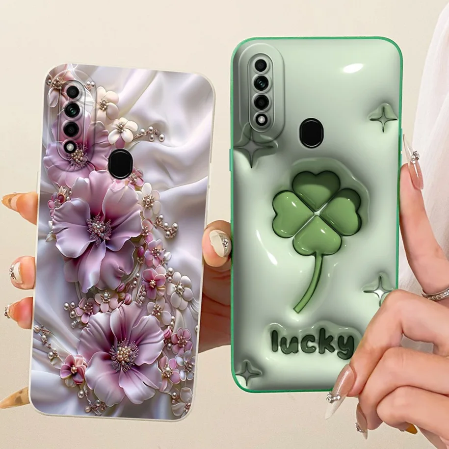 Чехол для OPPO A31 2020 CPH2015 CPH2073 CPH2081, популярный силиконовый противоударный мягкий чехол с рисунком цветов для OPPO A31 A8, чехлы для телефонов