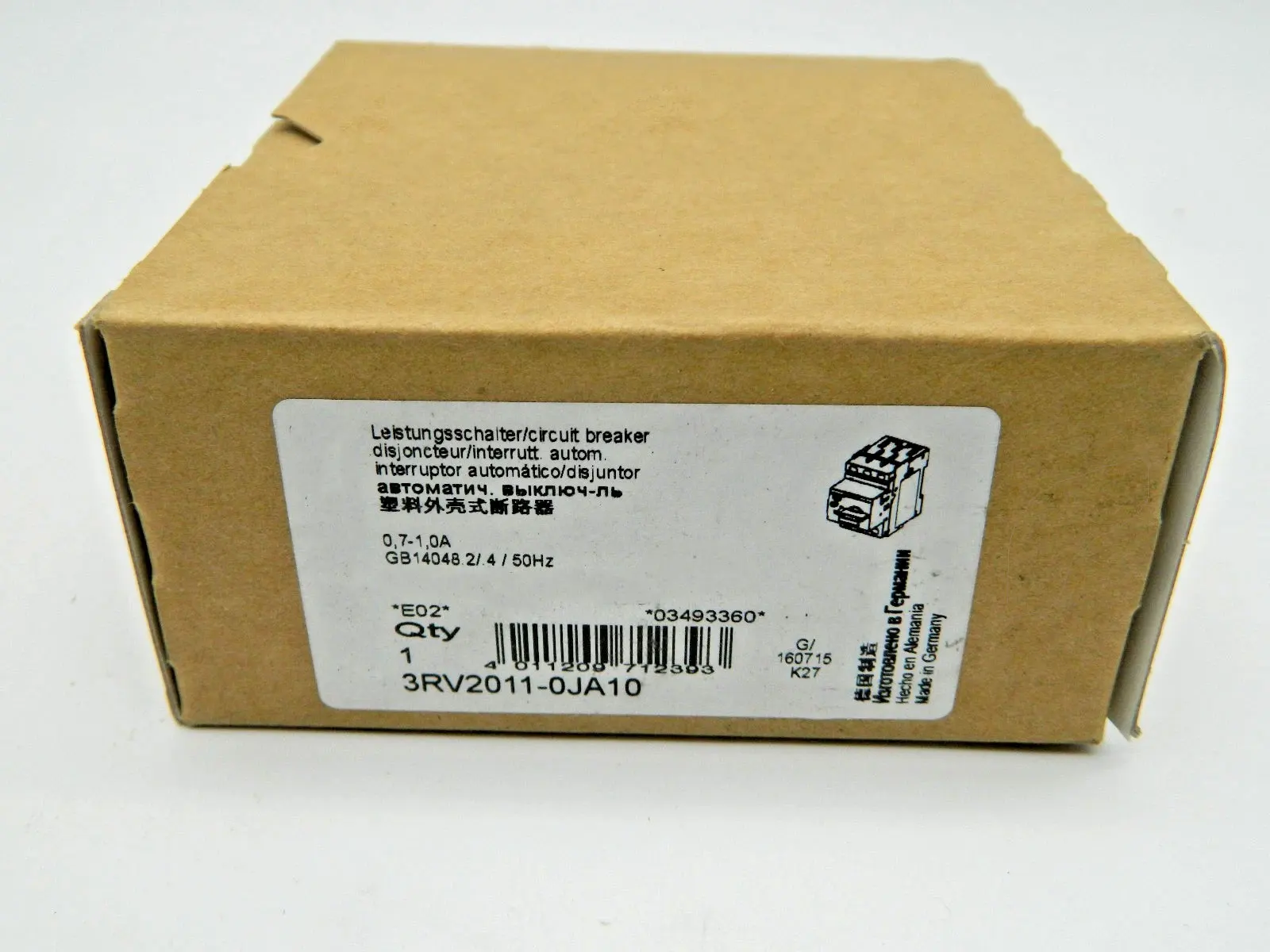 

Brand new 3RV2011-0JA10 3RV2011-0HA10 3RV2011-0GA10 3RV2021-0DA10 3RV2021-0FA10 3RV2021-0KA10 One-year warranty