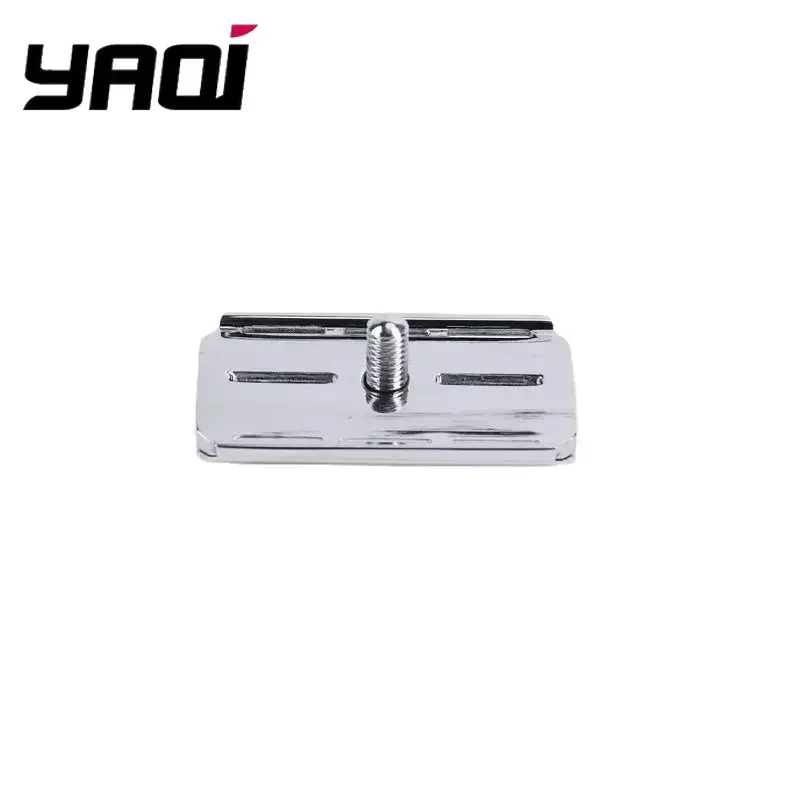 YAQI Telstar Rasierkopf aus Zinklegierung für Herren – Chromfarbe, Zero Irritation Design, hypoallergenes Rasierwerkzeug für die Herrenpflege