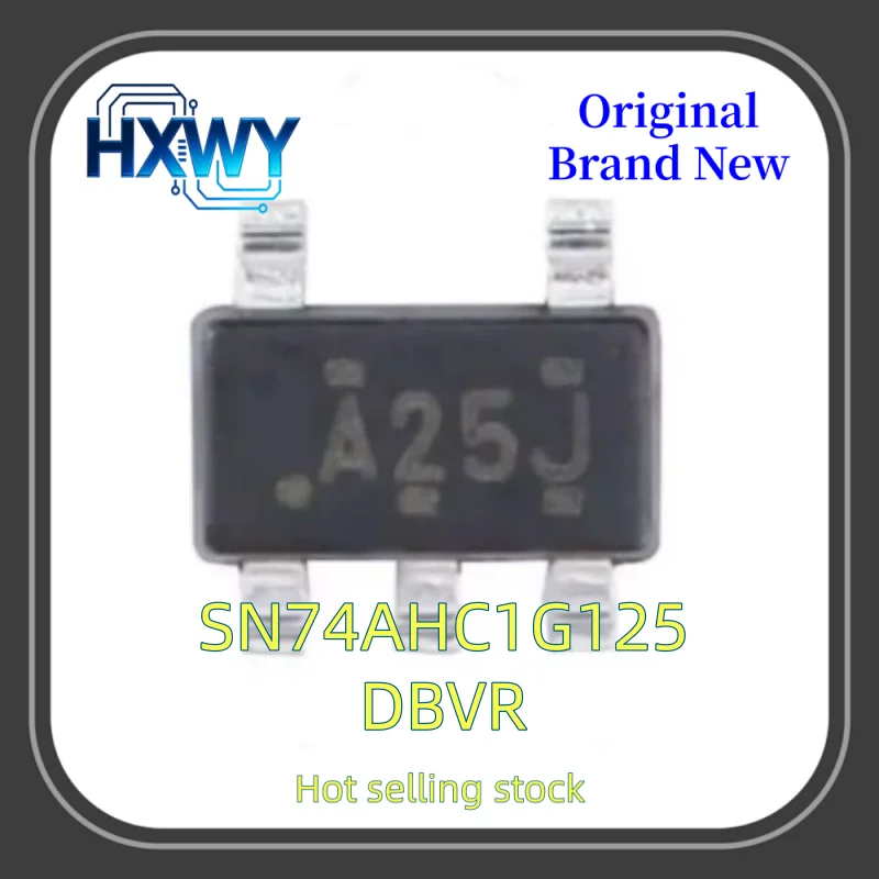 (10/50 Pieces) SN74AHC1G125DBVR Silkscreen A25 SOT23-5 Tri-state Buffer Logic Chip Factory Wholesale Cheap IC Chip Fast Shipping
