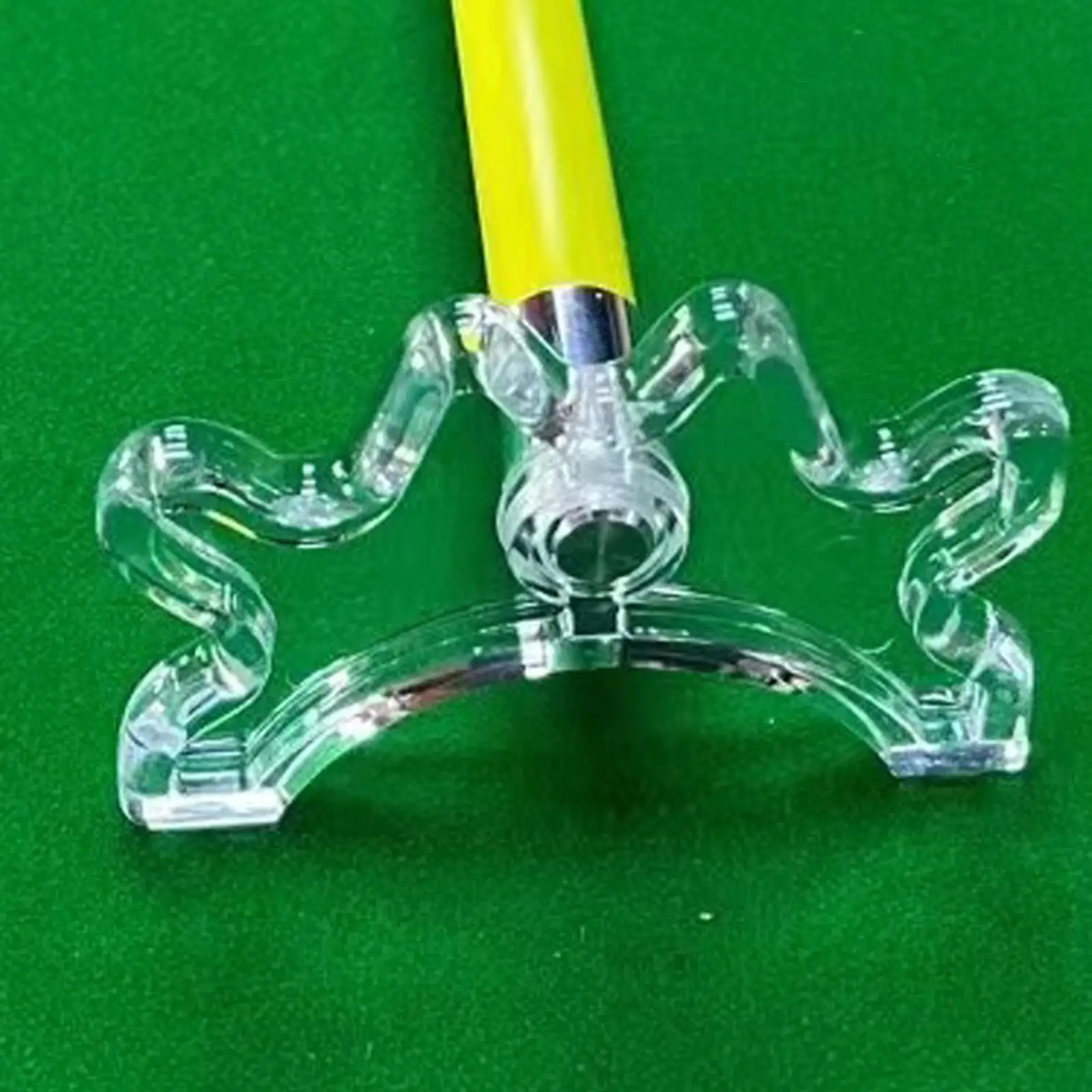 

Billiard Cue Bridge Head Acrylic Screw on Stick Holder Multi Position Rest for Pool Table Game Supplies