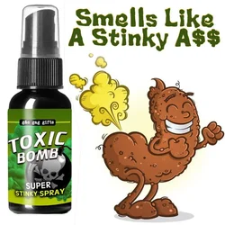 1 Pcs 30ML Liquid Fart Spray Can Stink Bomb Ass-Smelly Stinky Gas Crap Gag Prank Novelties Toy  Halloween Funny Toys