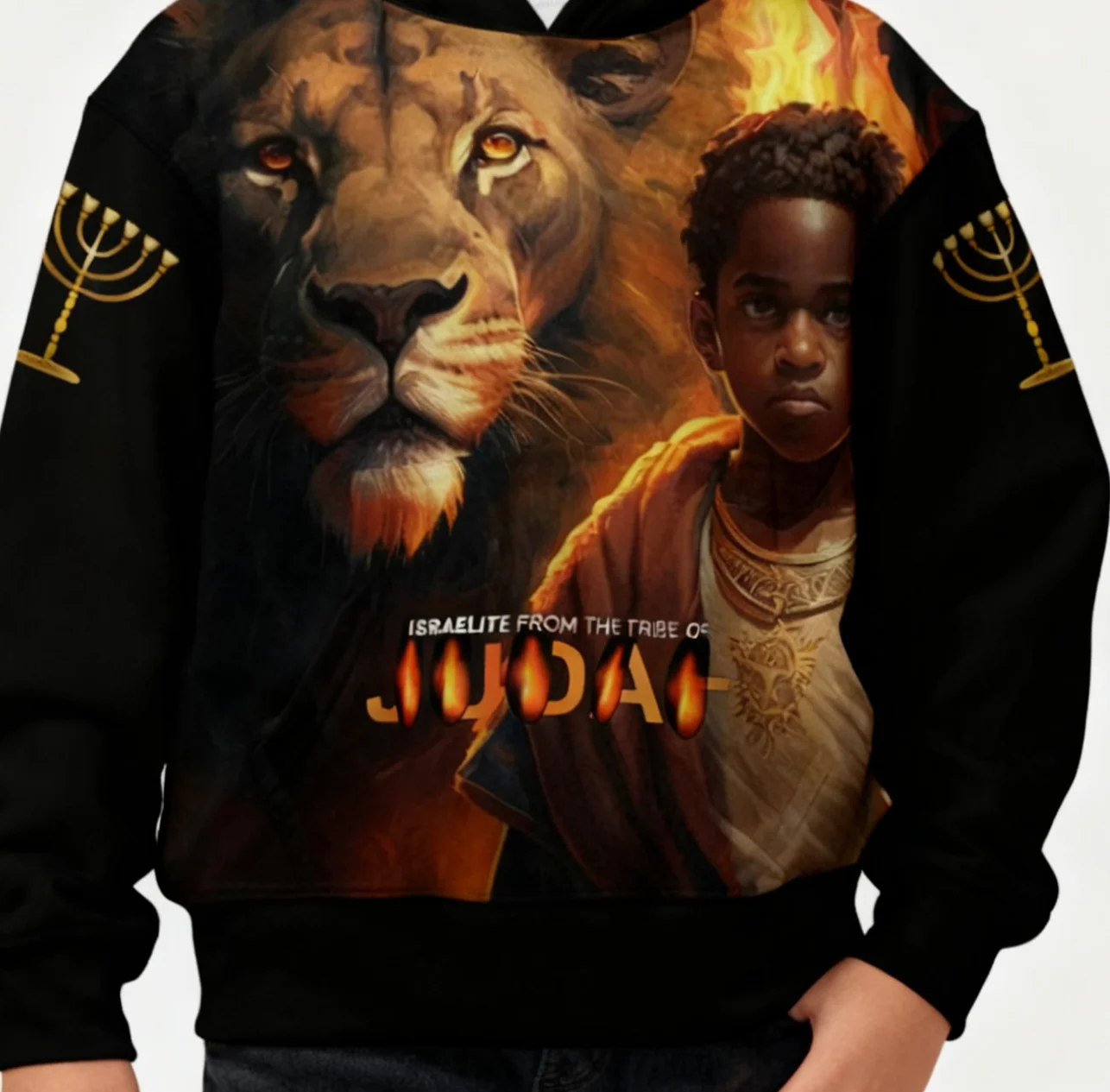 سترة بغطاء للرأس بأكمام طويلة للأطفال لجميع الأغراض بتصميم أسد جريء، مثالية لأي مناسبة بأكمام طويلة لفصلي الخريف والشتاء #6