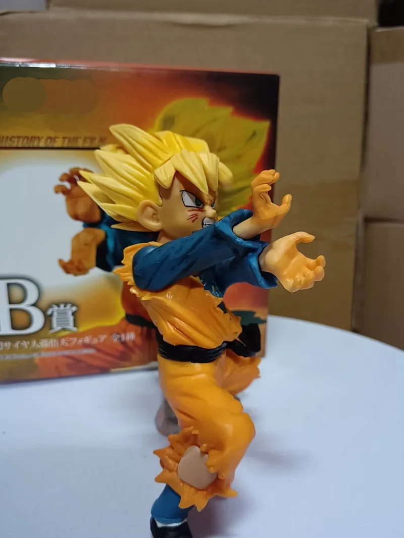 Super Saiyan Son Goten Kamehameha Dragon Ball Gk PVC Statue Action Figurine Desk Collectible Anime Model Toys Figures Gift 13CM