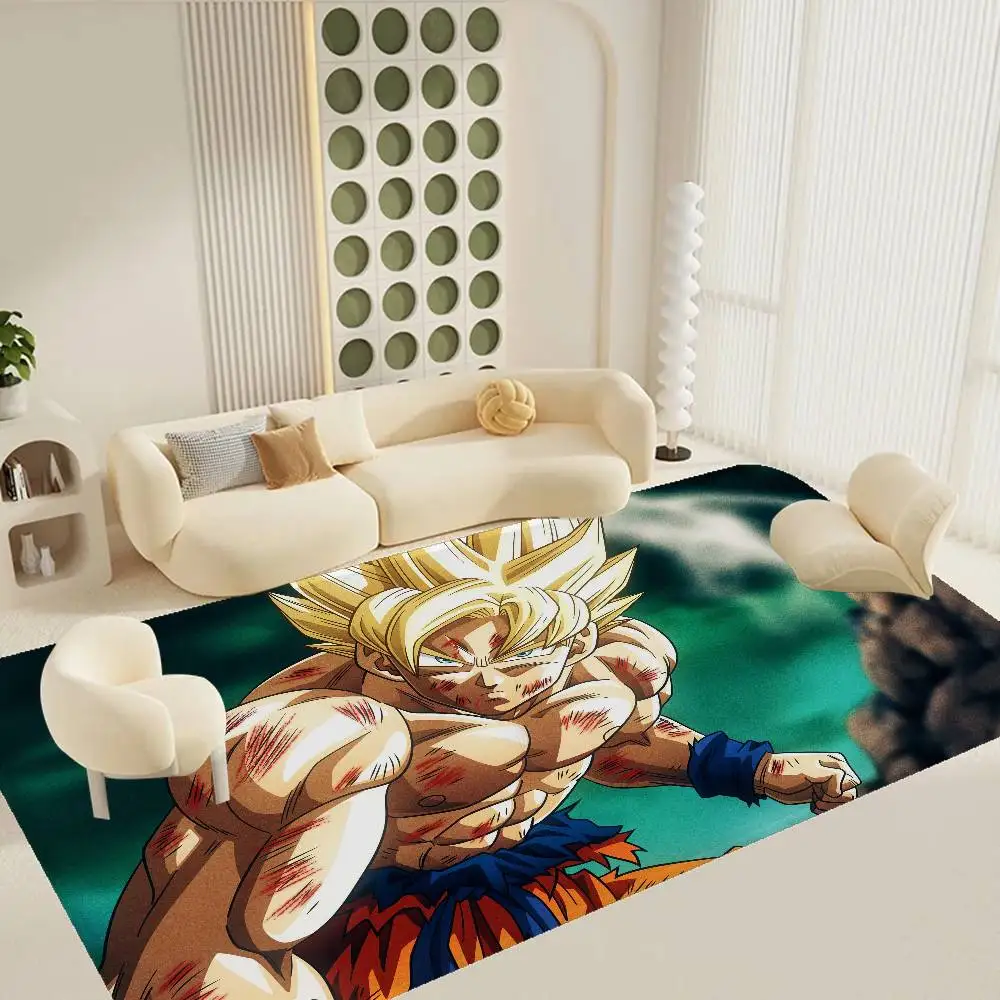 Japanische Manga D-Dragon Ball Fußmatte im nordischen Stil Schlafzimmer Wohnzimmer Fußmatte Home Balkon Anti-Rutsch Alfombra