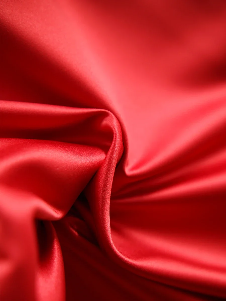 قماش ناعم من الساتان الناعم اللامع يمكنك صنعه بنفسك فستان سهرة قميص شيونغسام فستان قصير أقمشة بلون موحد للخياطة #6