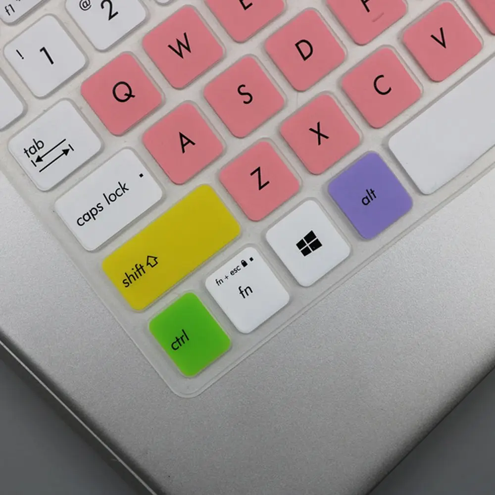 Teclado Protector Capa para Notebook Laptop, Silicone Film Teclado protetora, 15,6 polegadas, Acessórios