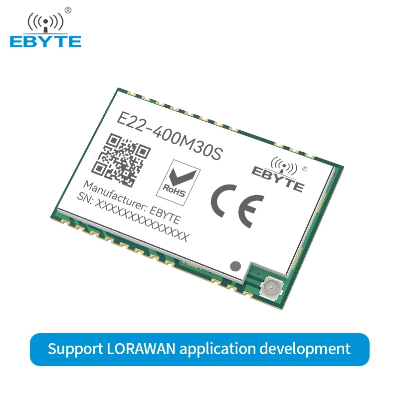 SX1268 433MHz Wireless Module Development Board RF 32M High-Precision TCXO 12000m EBYTE E22-400M30S IPEX Stamp Hole Antenna SPI