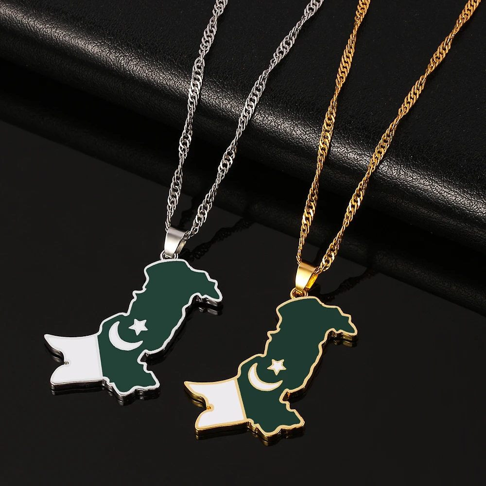 Kreatywny wisiorek z mapą Paki – Men Accessories Pakistan recenzja i cena