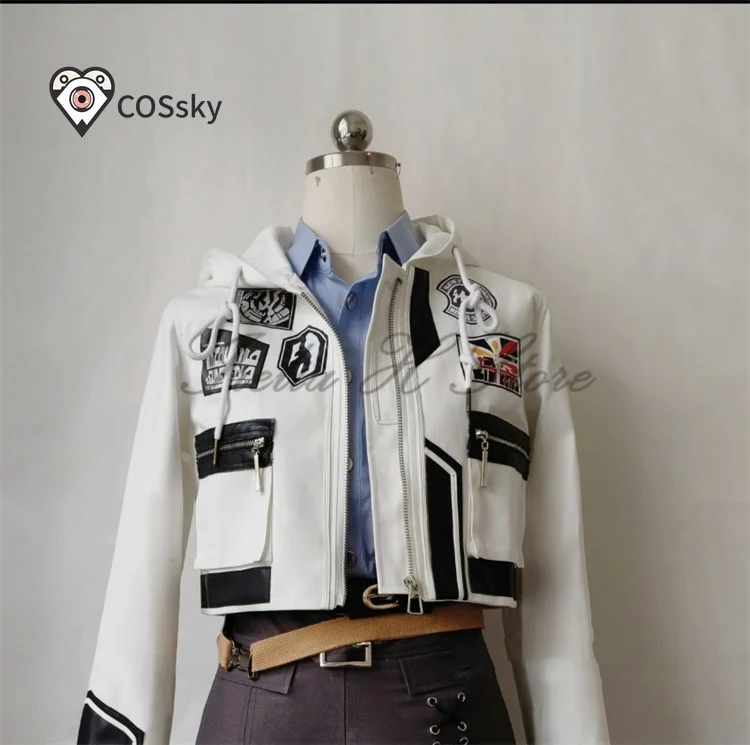 

Heroine Women New jacket motorcycle uniform Game Love and Deepspace MC Xavier Cosplay Xavier Zayne Rafayel Sylus Halloween suit