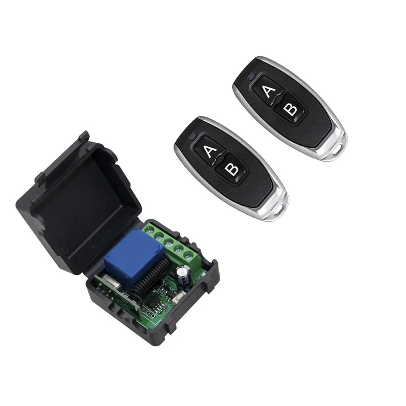433Mhz Remote Control Wireless Switch DC 12V RF 10A Receiver Transmitter For Door Electromagnetic Lock LED Light