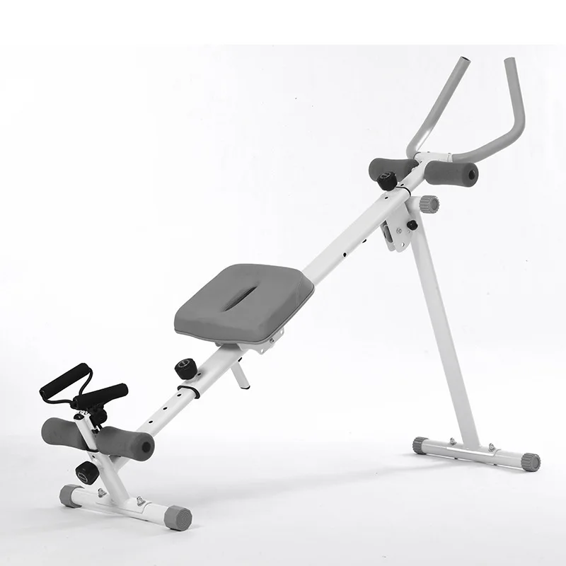 fitness trainer, rowing device, foldable belly curler, household sports abdominal muscle exercise, hip lift and waist machine
