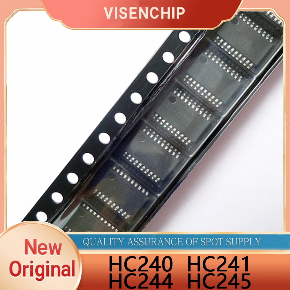 10pieces New HC240 HC241 HC244 HC245 74HC240PW 74HC241PW 74HC244PW 74HC245PW 74HC240 74HC241 74HC244 74HC245 TSSOP-20