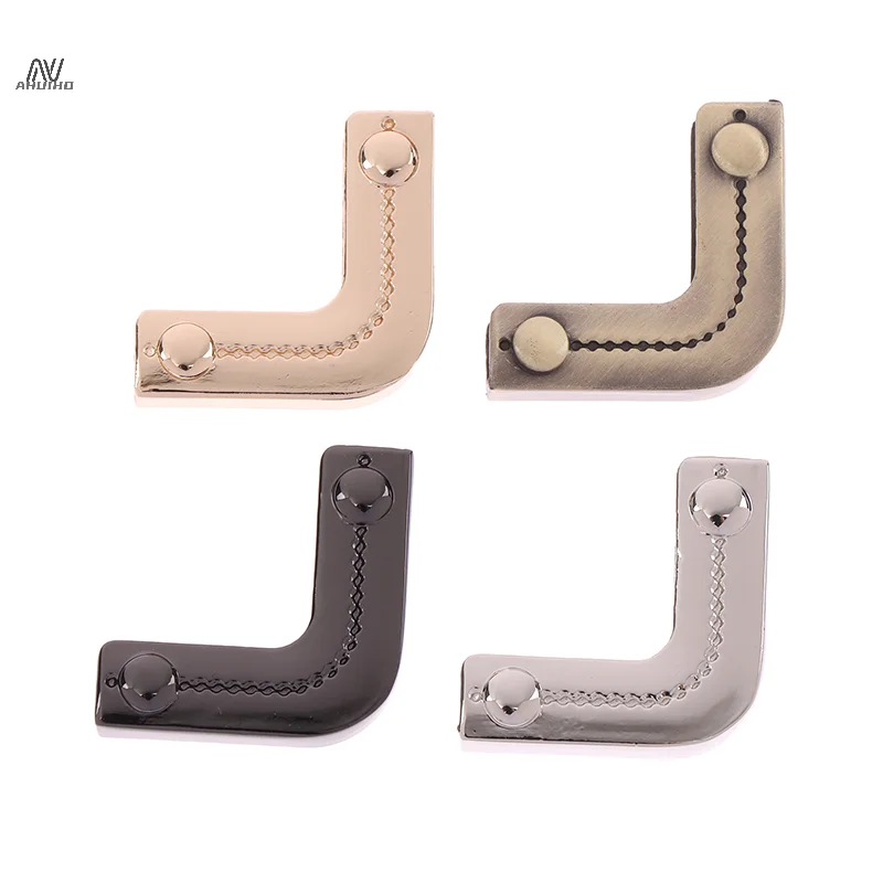 1PC Metal Bag Corner Corners Decor End Clip Edge Banding Bag Accessories Leather Decorative Corner Banding Decorative Strips