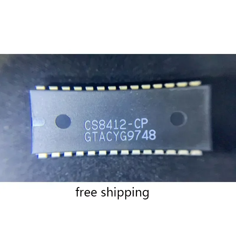 1pcs  CS8412-CP   CS8412   DIP-28  NEW  Original free shipping