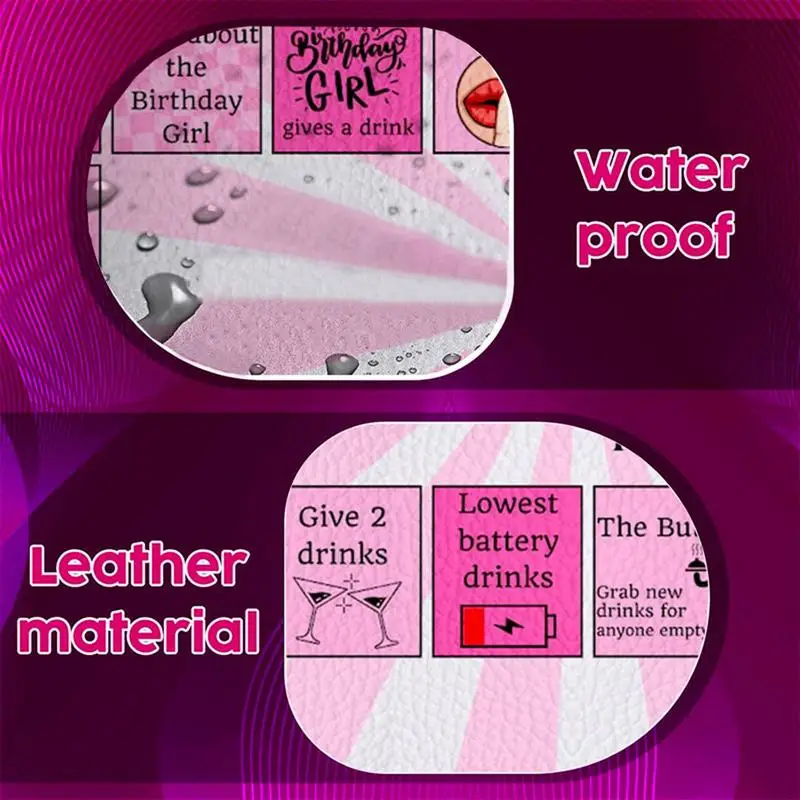 

Игра для питья Интерактивные карты для питья Настольные игры Веселые портативные игры для питья Семейные игры Водонепроницаемые домашние мероприятия для