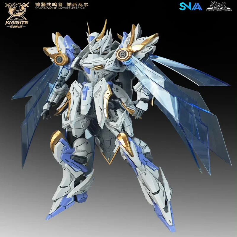 Snaa Sacred Resonator Percival Round Table Knights 1/144 Sc-009 Scale Assembly Model Kit Mecha Model Action Figure Boy Man Gifts