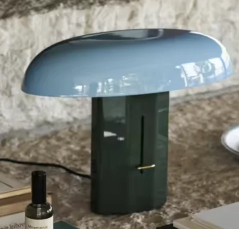 Light Emitting Diode Table Lamp Iron Stone Material Touch Control Adjustable, Suitable for Study Bedroom Bedside Home Decoration