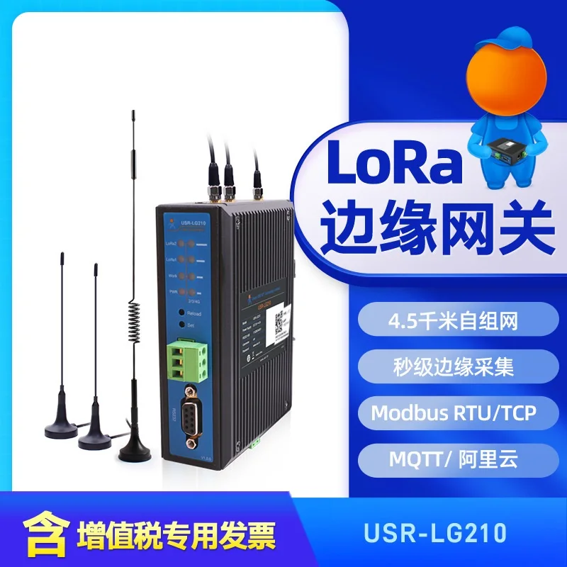 LoRa-Wireless Gateway Concentrator, Coleta e Transmissão de Dados de Rede Remota RS232, 485