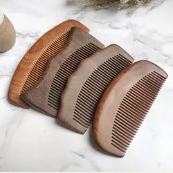New Natural Labor Wooden Comb Anti-static Meridian Massage Massage Comb No-snags Curly Hair Wide Tooth Comb Women