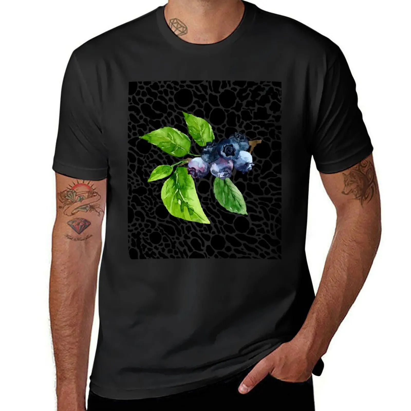 BLUEBERRIES T-Shirt sublime cute clothes mens graphic t-shirts big and tall