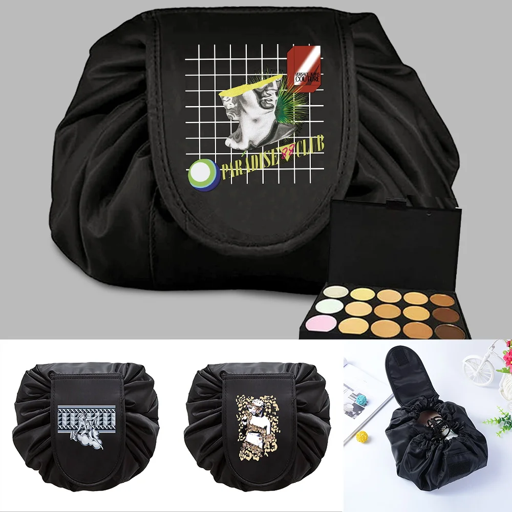

Sculpture Print Lazy Cosmetic Storage Bag Magic Pouch Folding Makeup Bag Portable Travel Debris Storage Wash Bag Women Organizer