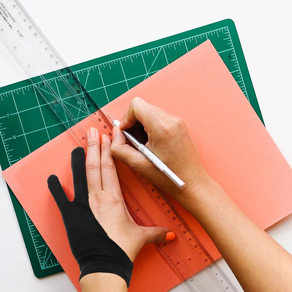 

3Pcs Anti Fouling Sketch Gloves Durable Practical for Artists Designers Drawing Tablet Use Sketch Glove Painting Glove