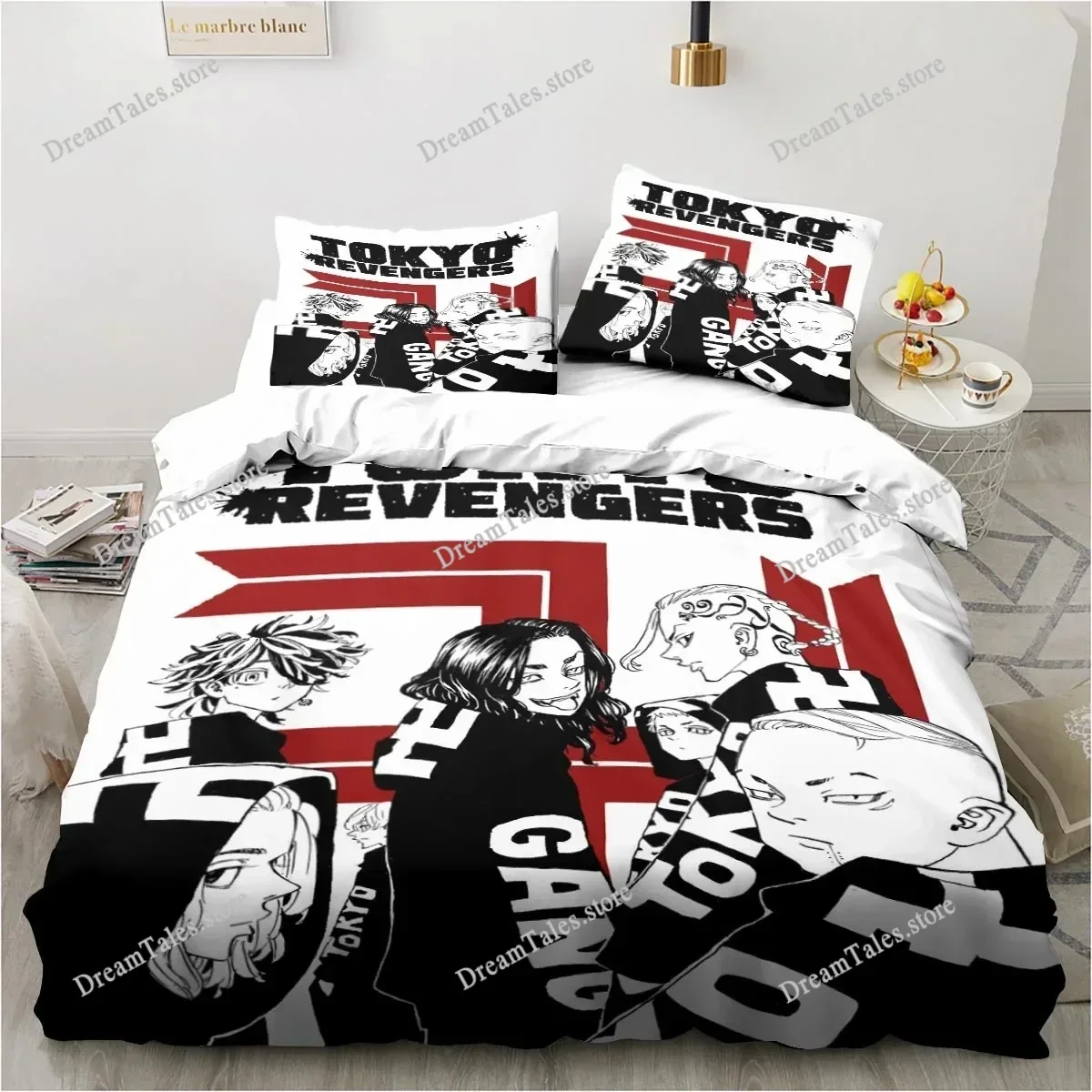 

Anime Tokyo Revengers Ryuguuji Ken Sano Manjiro Duvet Cover Cartoon Bedding Sets Bed Set Quilt Comforter Covers Luxury Gift741