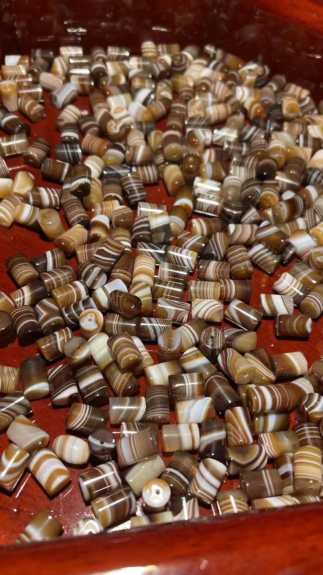 1bag/lot natural striped agate dzi wholesale brown Rice beads diy Bracelet necklace Handmade Accessories jewelry loose beads tak