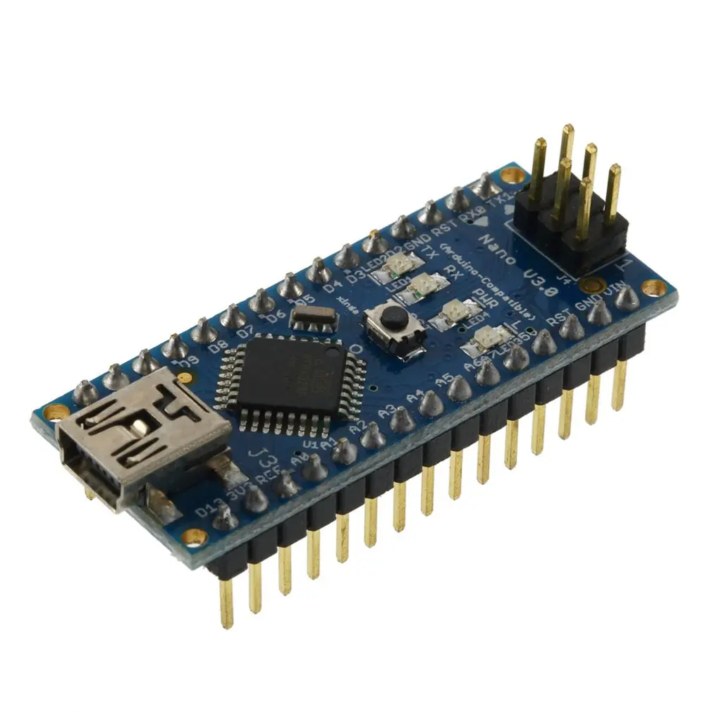 Hot 1PC Mini USB Nano V3.0 5V Micro Development Board ATmega328P CH340 Breadboard Controller For Arduino Voltage Regulator Board