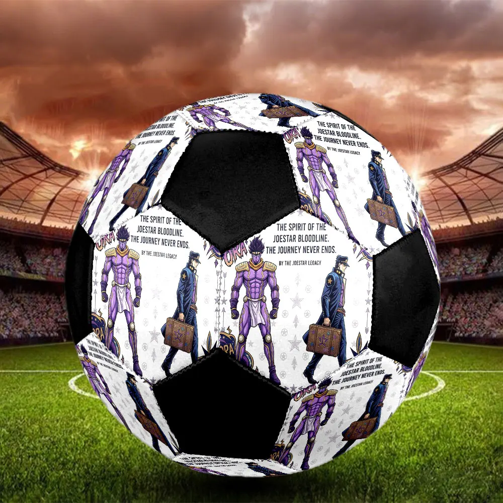 1PC JoJos Bizarre Adventure Soccer Ball Football Size 5 Indoor Soccer Ball Fashion Outdoor Sports artwarming Surprise HE15