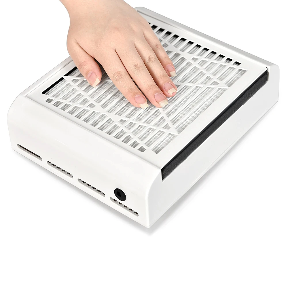 Linmanda Würfelform Nagels taub sammler Staubsauger Gel Nägel Pulver reduzierer Absorber Sauger Extraktor Lüfter für Maniküre