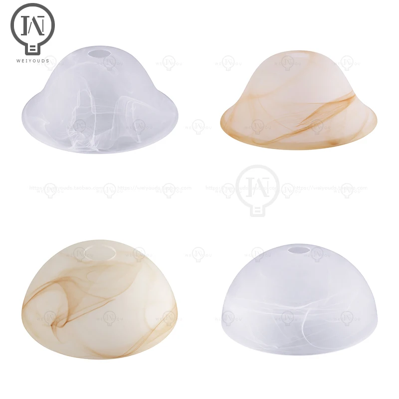 Alabaster  Glass Lamp Shade, E26/27 Base Wall Light Ceiling Light Pendant Light Fan Light Floor Light Lampshade Replacement