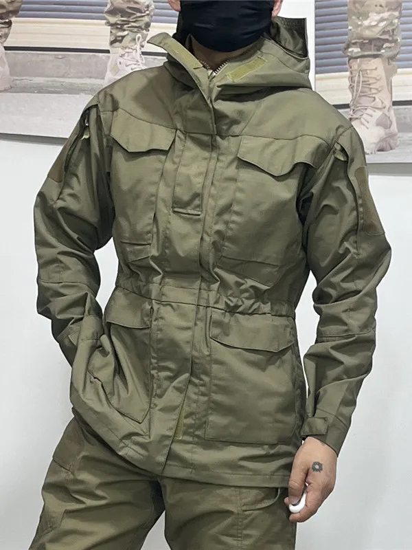Uask 2025 New Style Waist-Cinching Loose High-End Casual Jacket Mountaineering Suit