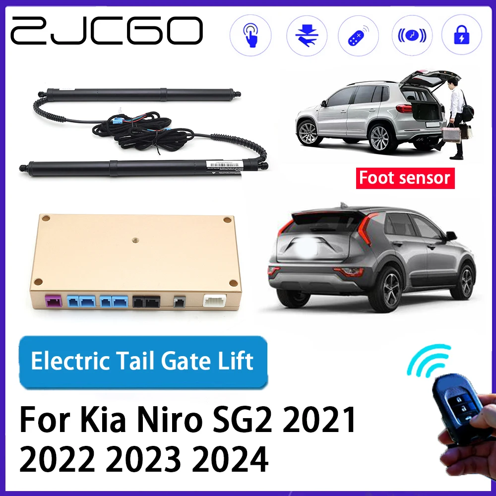 ZJCGO Car Auto Trunk intelligent Electric Tail Gate Lift Automatic Tailgate Opener for Kia Niro SG2 2021 2022 2023 2024
