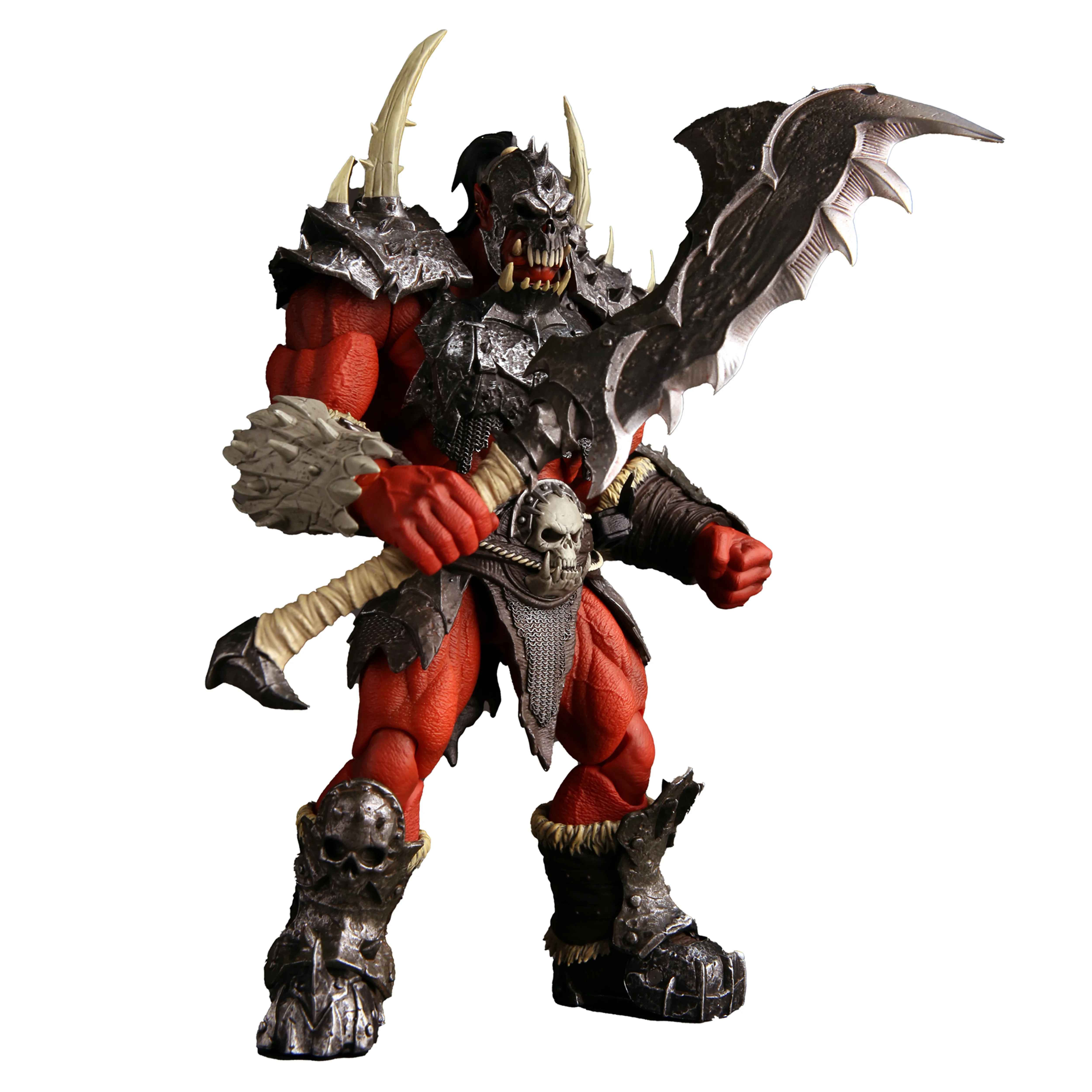 Metytoyz Adventurer World Red Orc Ork Captain Corrup Devil Orc Swordsman Action Figure Special Edition