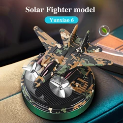 Solar Car Air Freshener Camouflage Fighter Propeller Flavoring Supplies Interior Accessories Perfume Diffuser Fragrance Decor