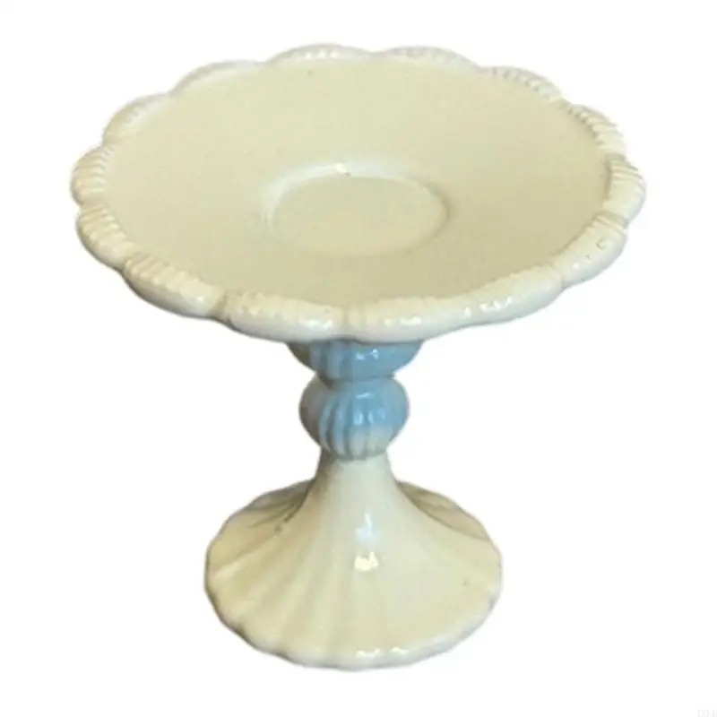  Alloy Candlestick Mini Dessert Rack For Dollhouses Party Scene Child Safe Smooth Surfaces Easy Cleaning