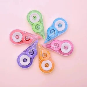 Correction tape 6 packages, 2834.65 inches in total, accessible packages, large capacity correction tape, student ribbon, white 8 Main School Corrective Sales - №4