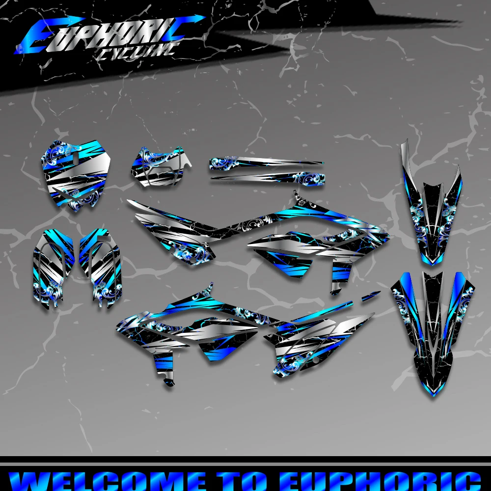 Motocross Graphics Decals Stickers Deco For Beta RR 125 200 250 300 350 390 430 480 2023 2024 Motocross