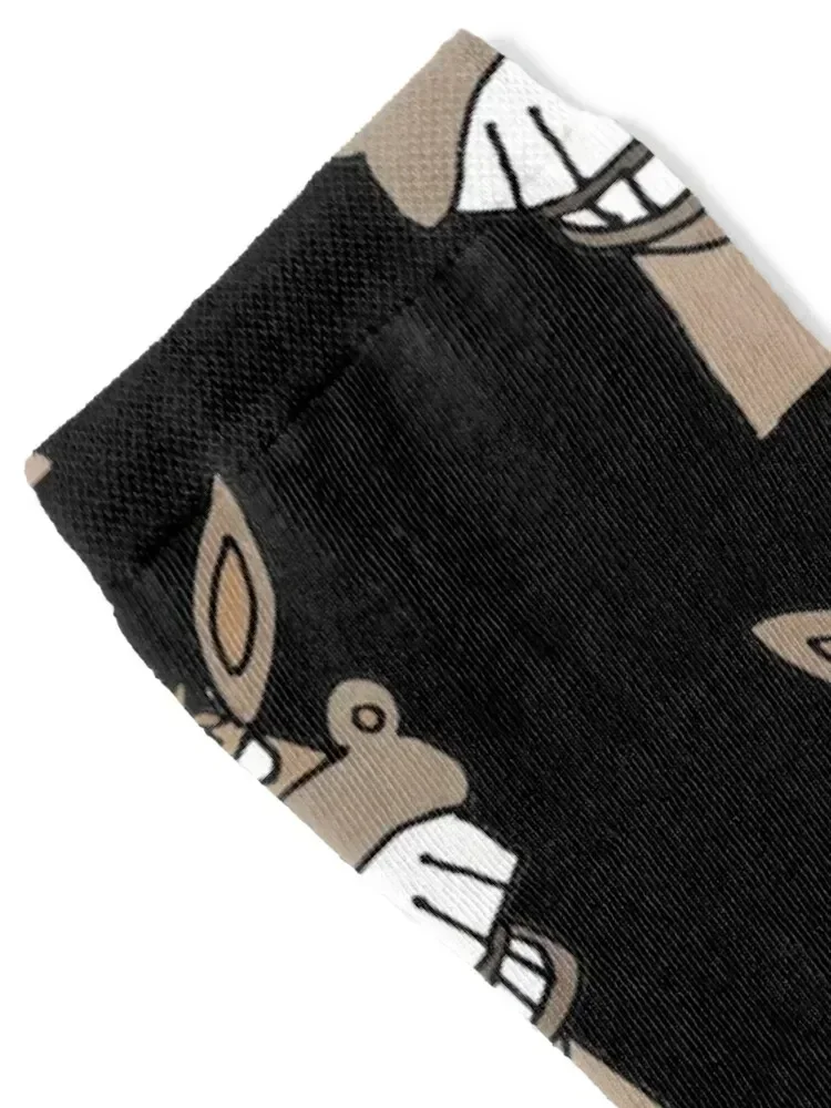 Funny Laughing Donkey Cartoon Socks sports and leisure hiking men cotton high quality funny gift Men Socks Women's