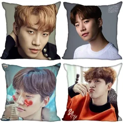 Lee Junho Kpop Pillow Case For Home Decorative Pillows Cover Invisible Zippered Throw PillowCases 40X40,45X45cm 1228